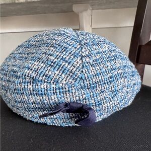 Janie and Jack tweed bow beret 0-6mo